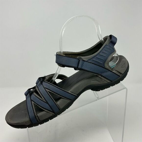 Teva Women's Tirra Blue Sporty Strappy Sandals Size 10** Slingback Adjustable - Picture 4 of 14